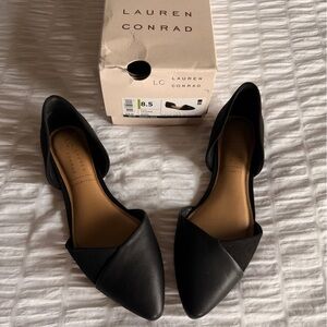 LC Lauren Conrad Black Women's Flats